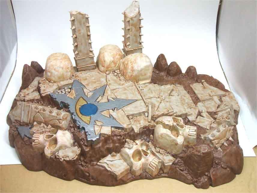 Warhammer 40k: 5 Teschi Umani Con Mascella Per Terrain E Basette - Citadel Bits